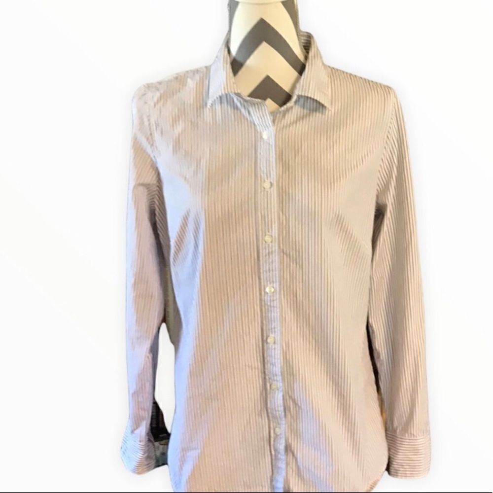 J. Crew LARGE Haberdashery Shirt Purple, Black, & White